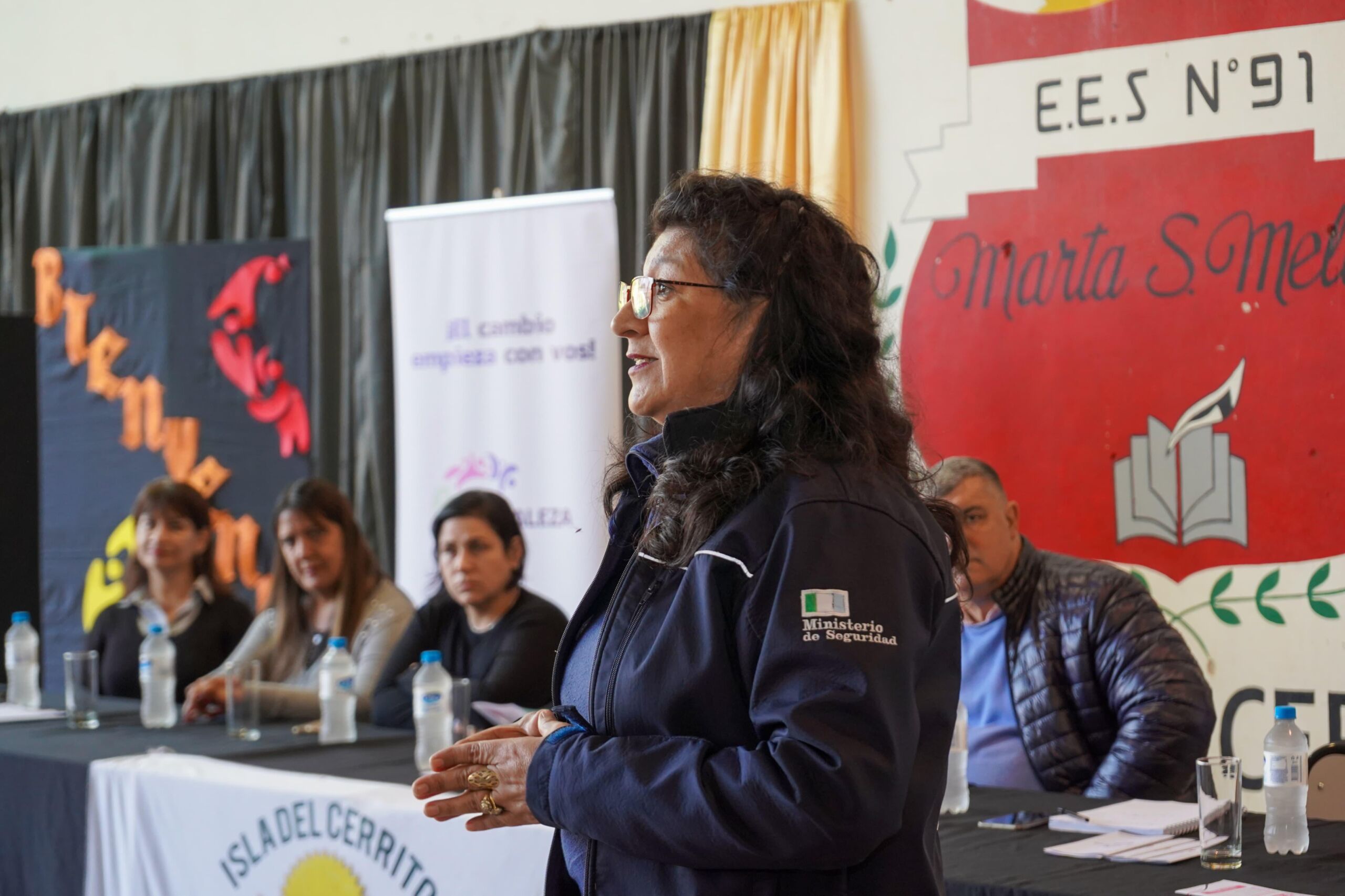 Isla del Cerrito: la Vicegobernadora, Schneider fortalece el trabajo territorial con acciones preventivas