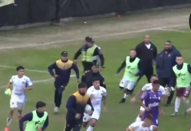 El comunicado de Sacachispas tras la batalla campal con jugadores de Dock Sud