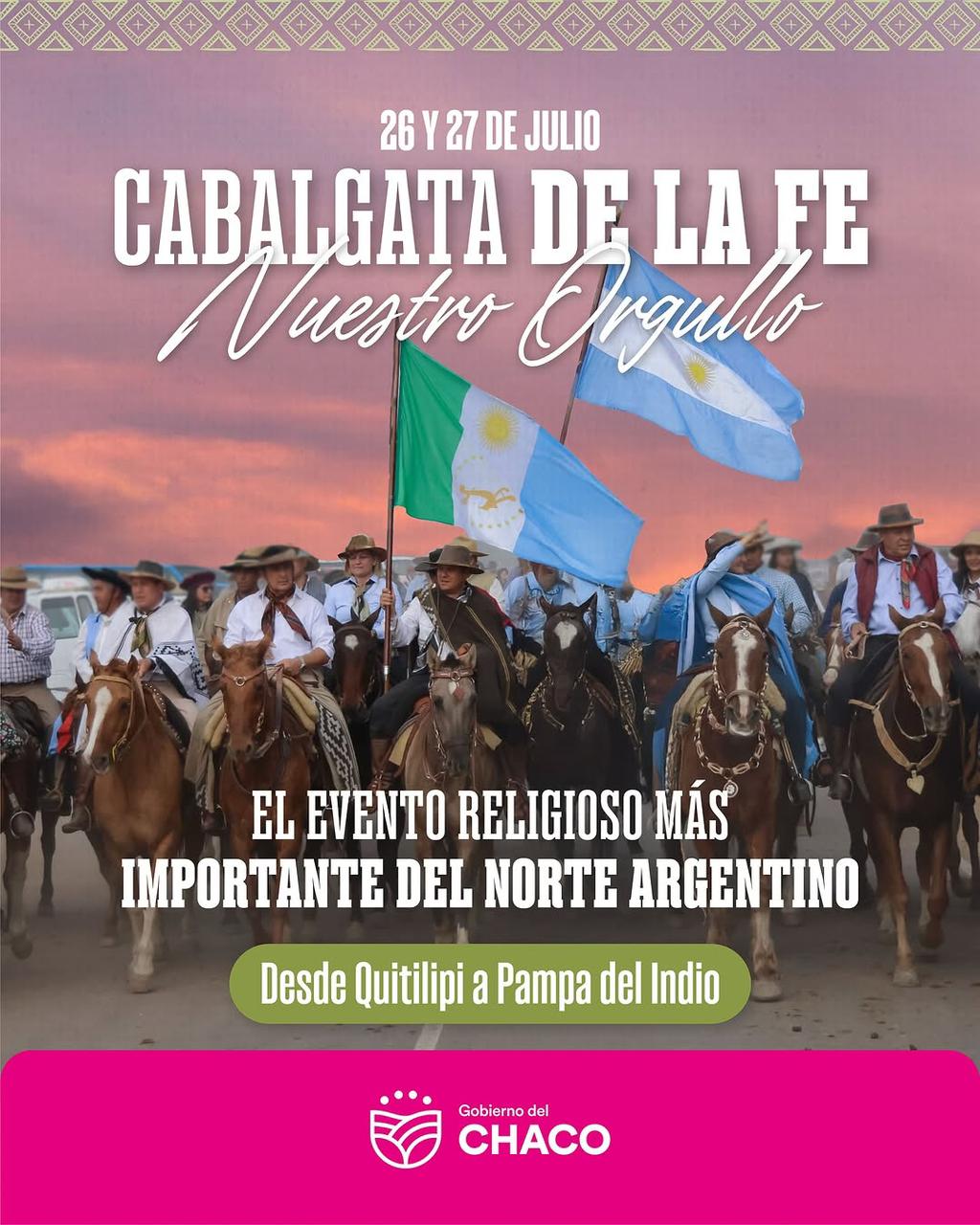 Quitilipi será punto de partida de la Cabalgata de la Fe 2025 en honor a San Pantaleón