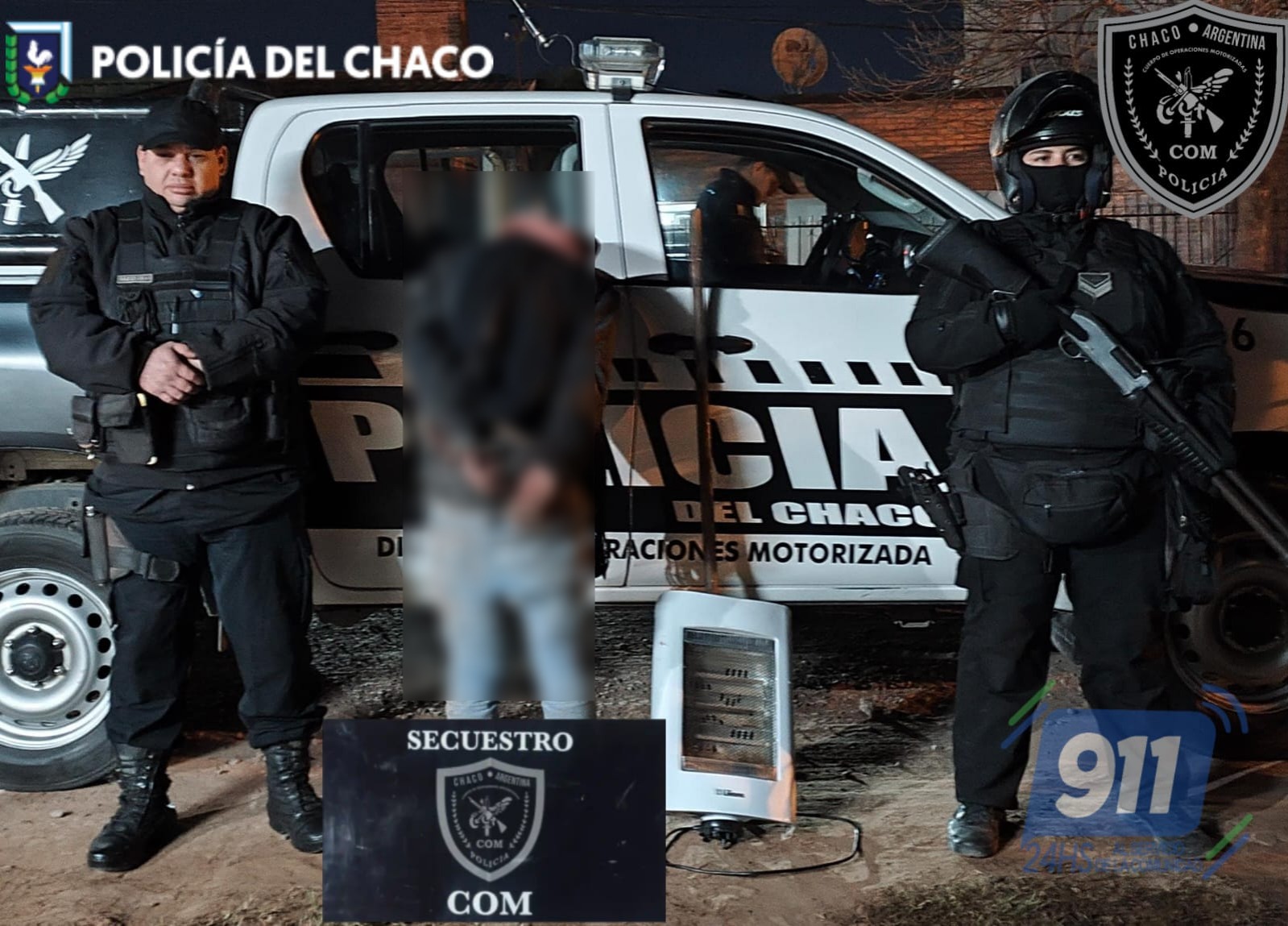 Resistencia: joven demorado por robo con violencia y agresión