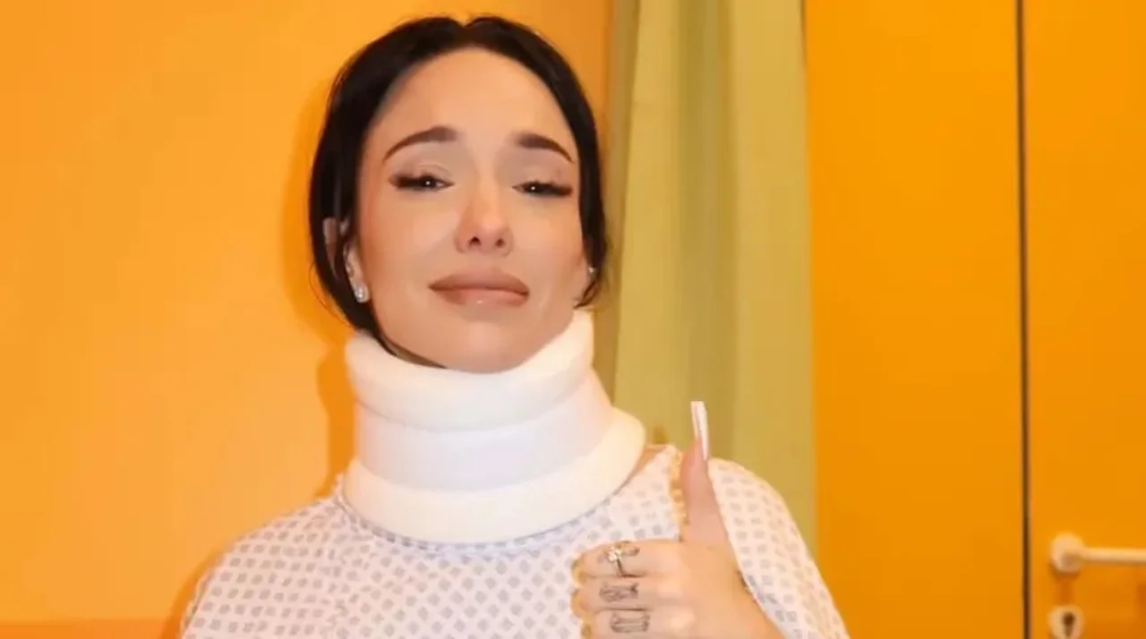 El accidente de La Joaqui en pleno show