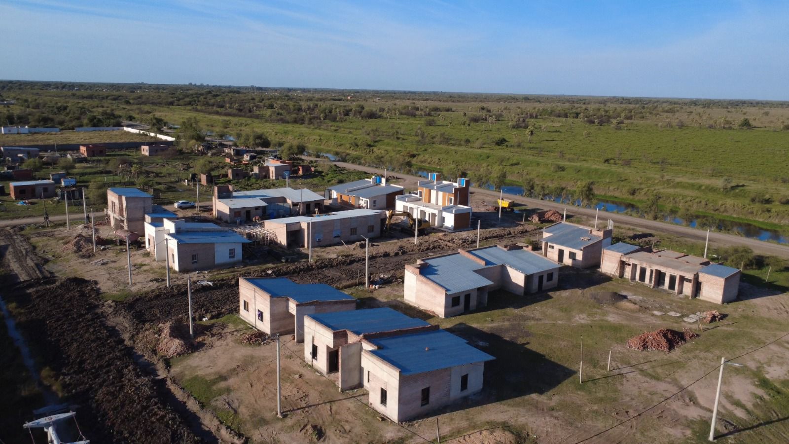 Programa Provincial de Viviendas: avanzan las obras en la Chacra 214 de Resistencia