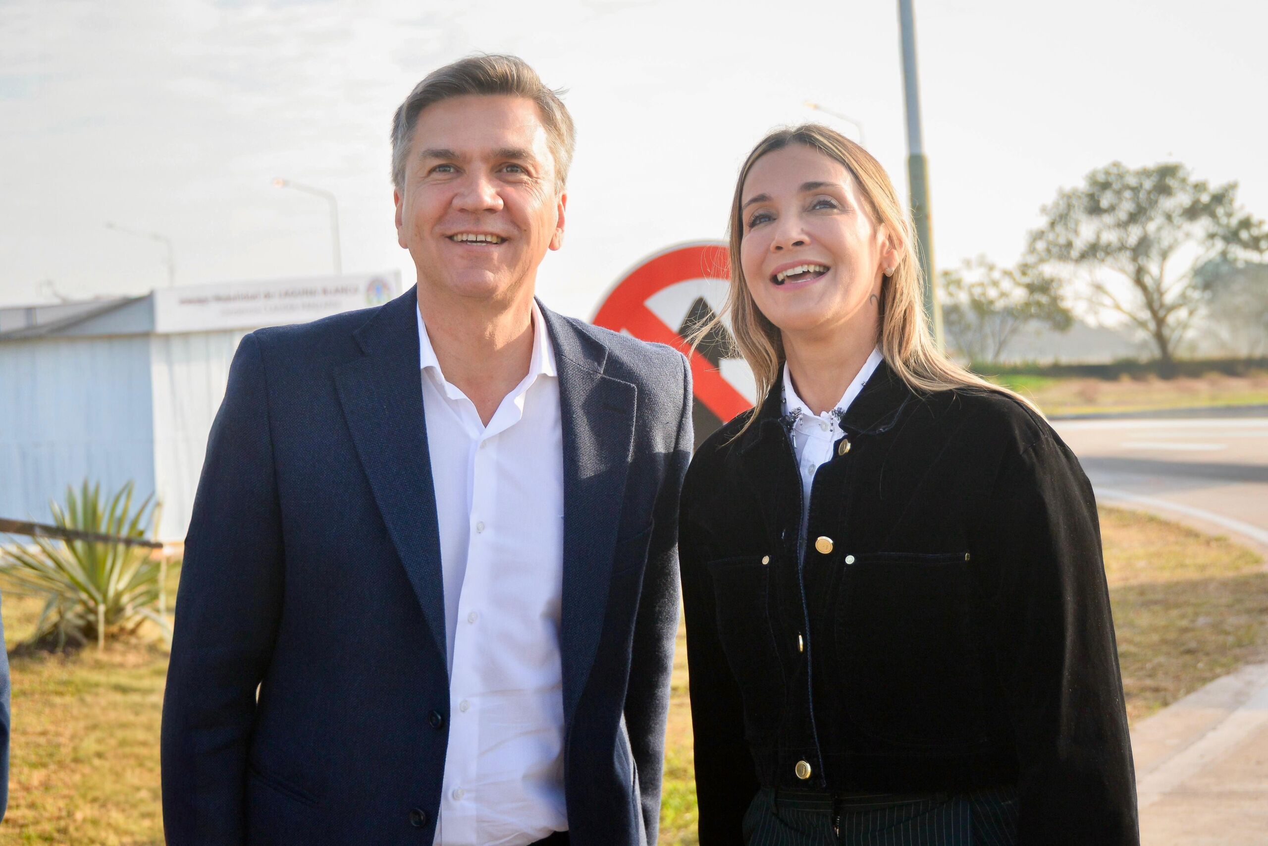 Con inauguración de múltiples obras: Zdero y Panzardi celebraron un nuevo Aniversario de Laguna Blanca