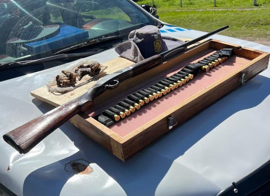 Un hombre fue notificado por infracción a la Ley de Caza