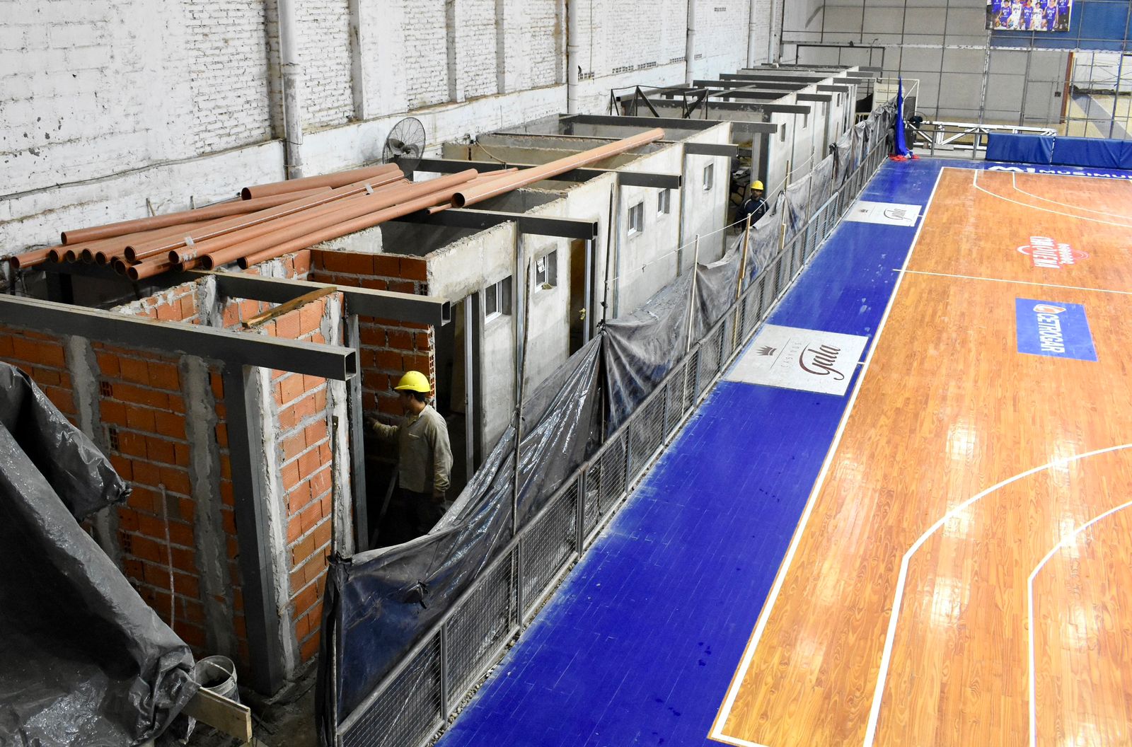 Resistencia: el Gobernador Zdero constató el avance de las obras en el Club Villa San Martín