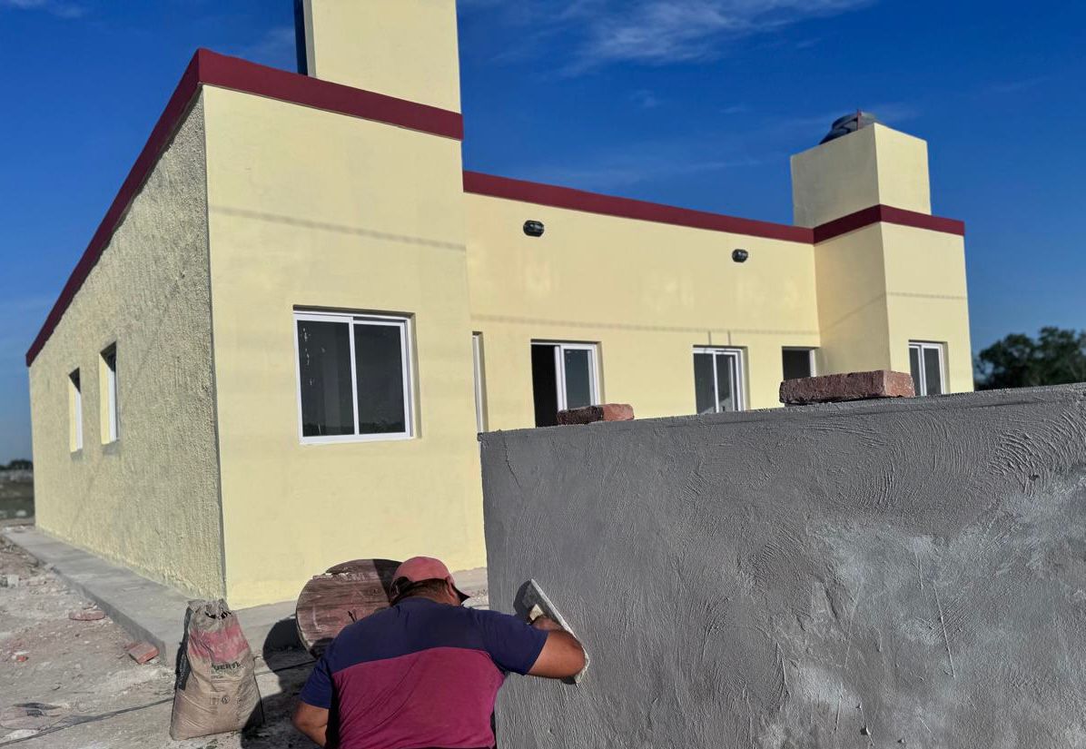 Avanza la construcción de viviendas recuperadas en Costa Iné, Margarita Belén