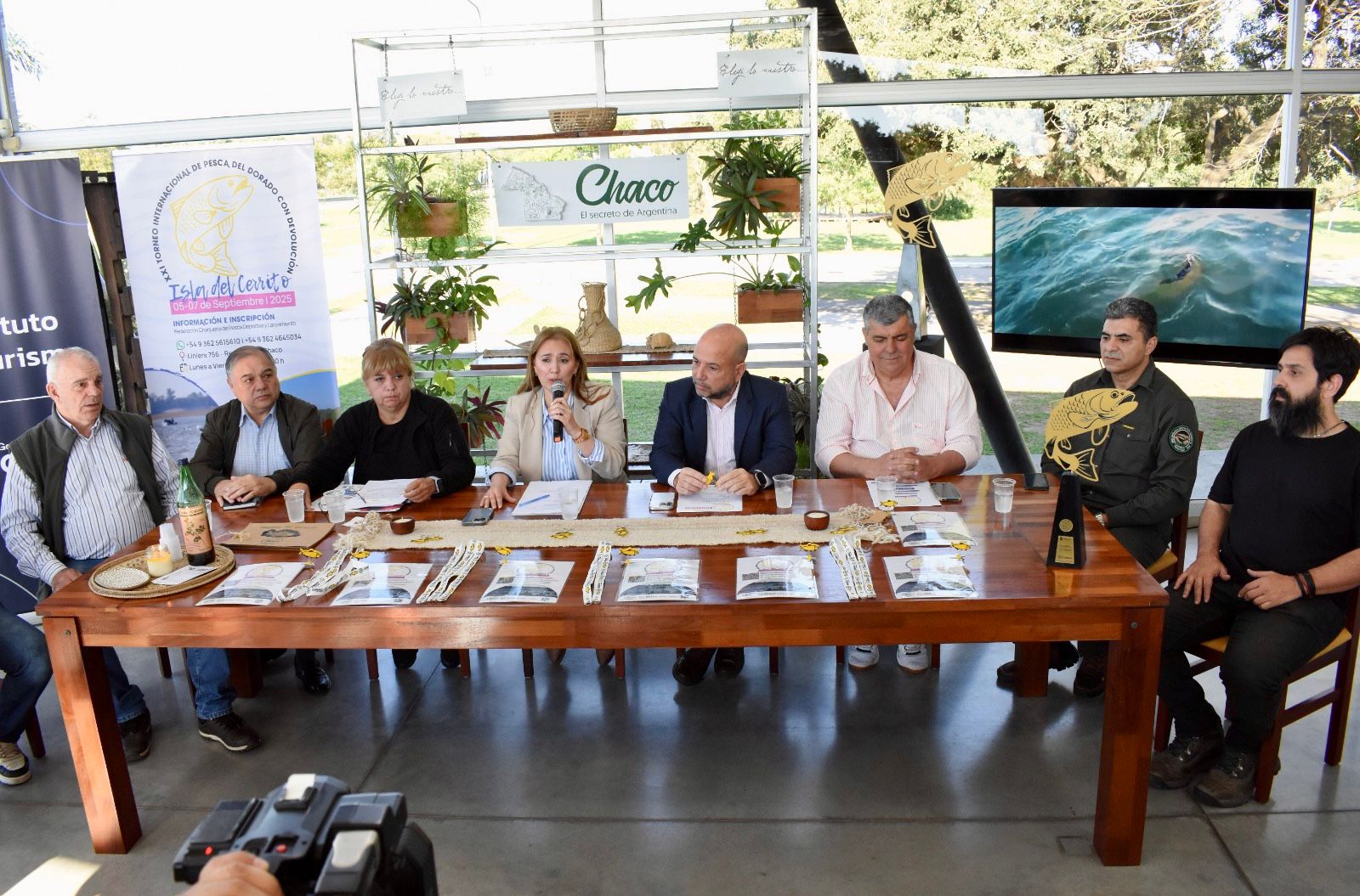 Chaco presentó el XXI Torneo Internacional de Pesca del Dorado con devolución
