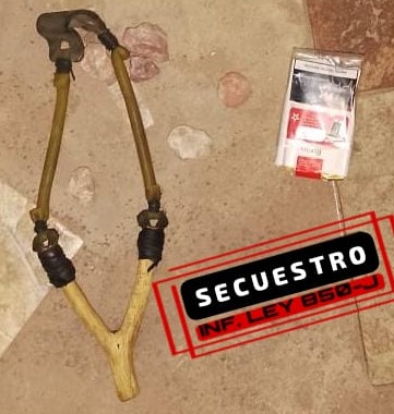 Sáenz Peña: terminó demorado por promover desorden con un gomera casera