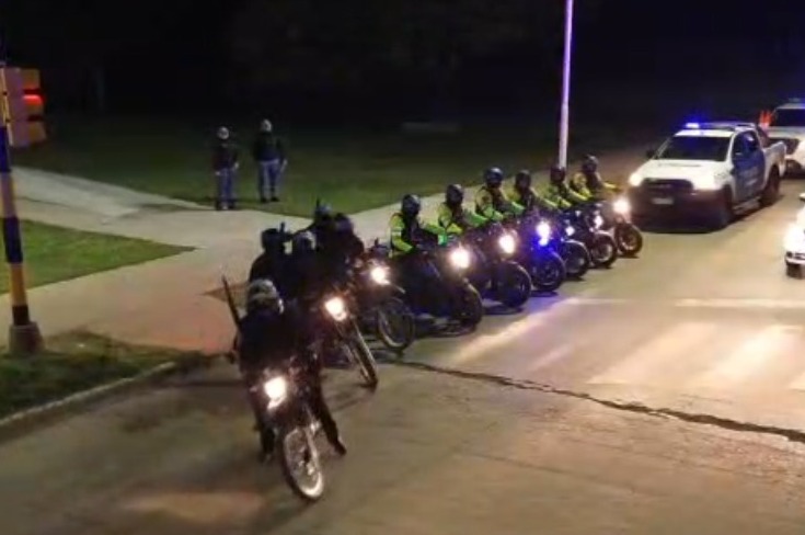 Resistencia: operativo motorizado Lince finalizó con buenos resultados
