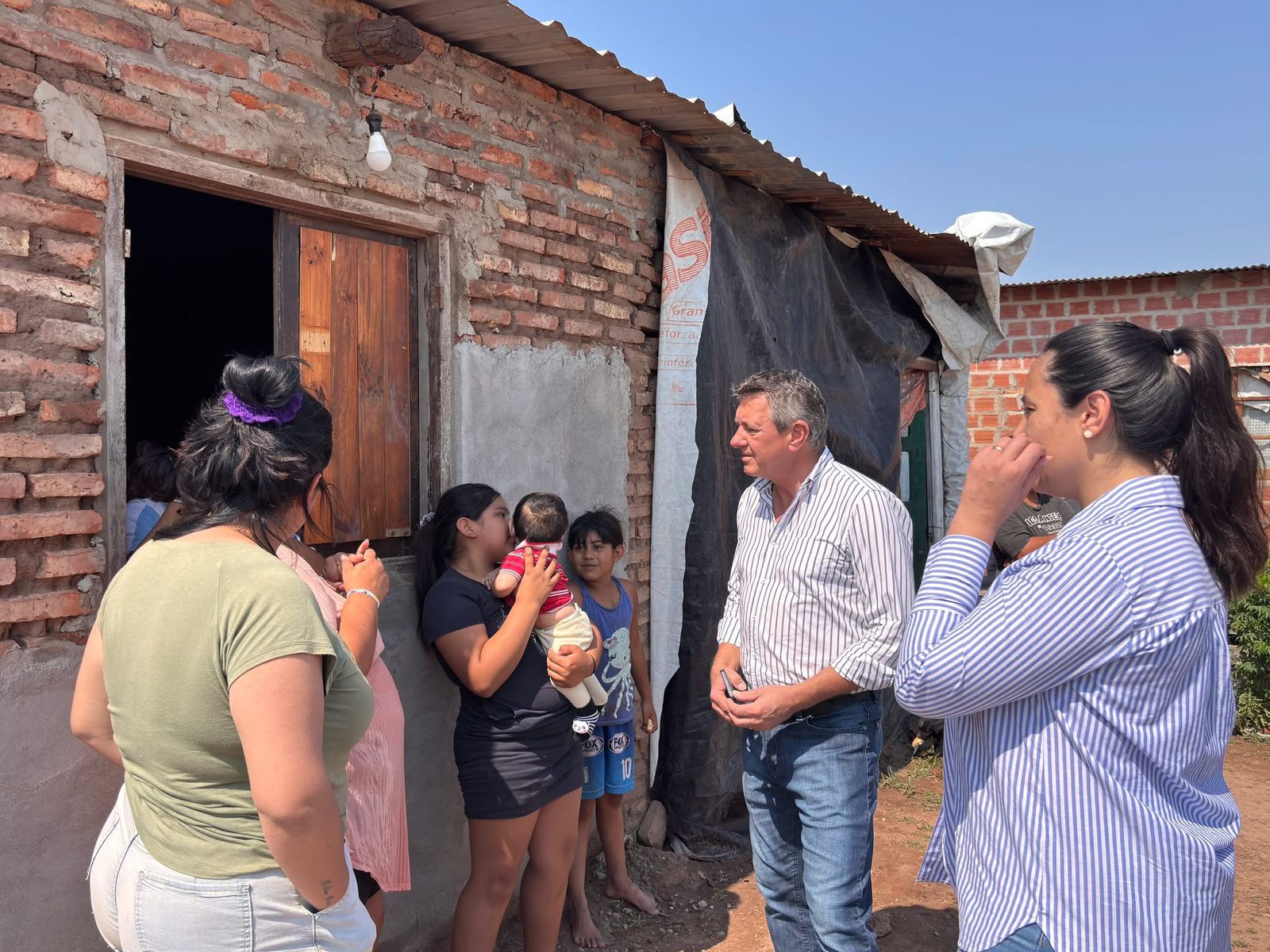 Esta semana: rápido accionar provincial a las familias afectadas por el temporal en el sudoeste