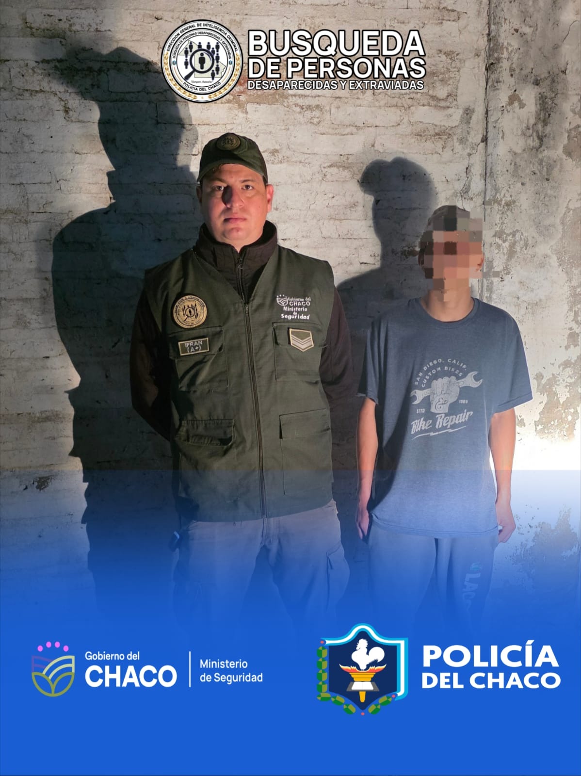 Hallaron a un adolescente de 14 años que se había fugado de un hogar convivencial