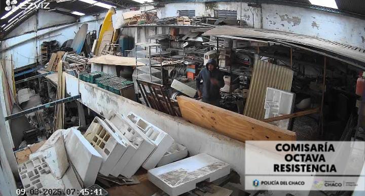 Resistencia: detuvieron a un hombre involucrado en un caso de hurto, tenía los objetos escondidos en un baldío