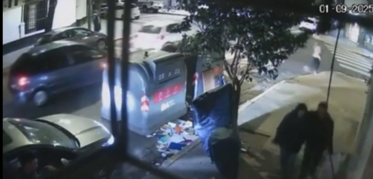 Noche de terror en Caballito: discusión, atropello y robo
