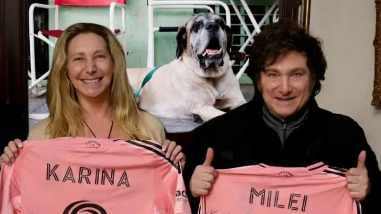 Cómo es el “Salón Conan” de la Quinta de Olivos en el que Javier Milei guarda regalos y cuadros de sus perros