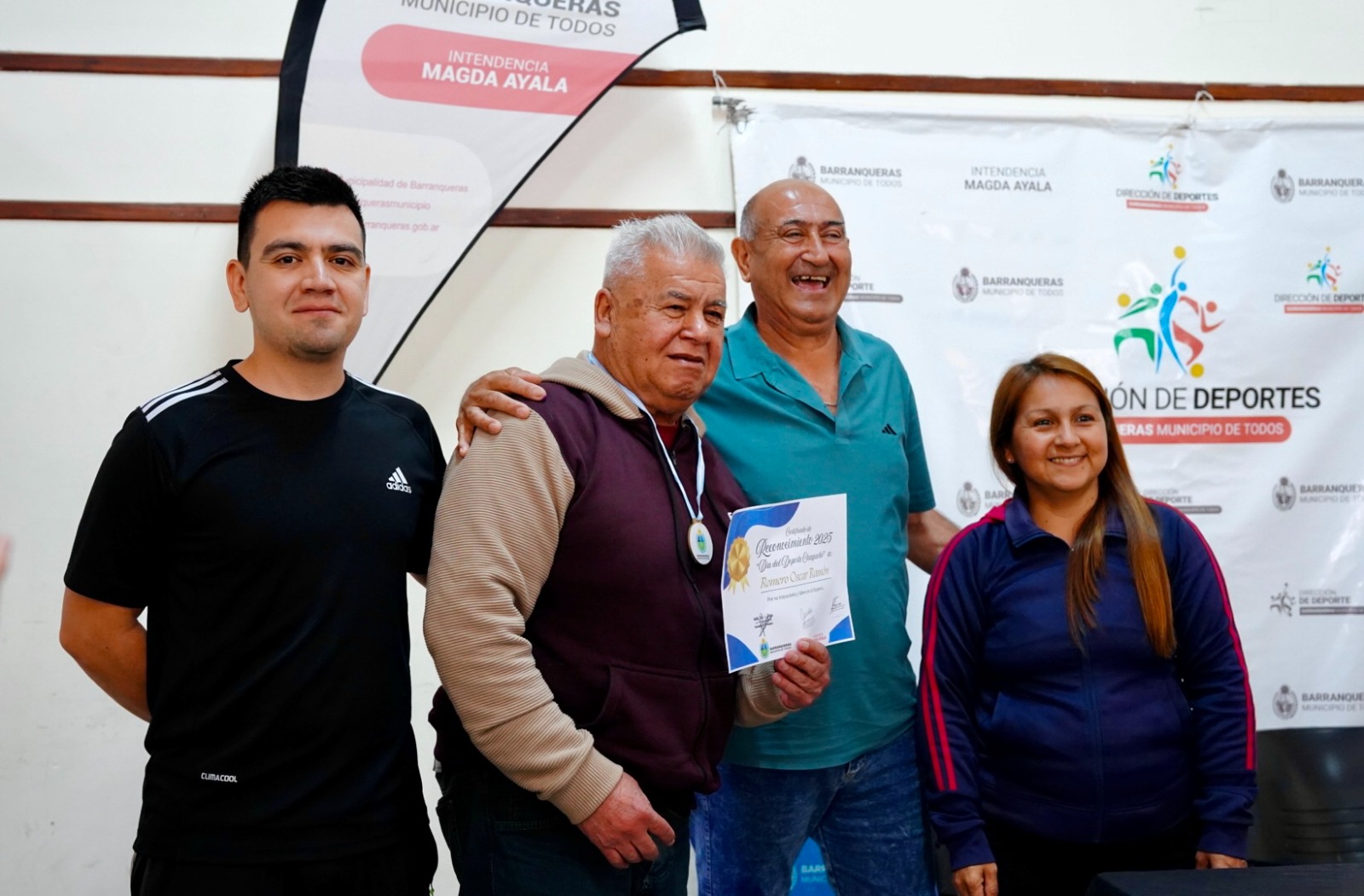 Barranqueras celebró a sus deportistas en el Día del Deporte Chaqueño