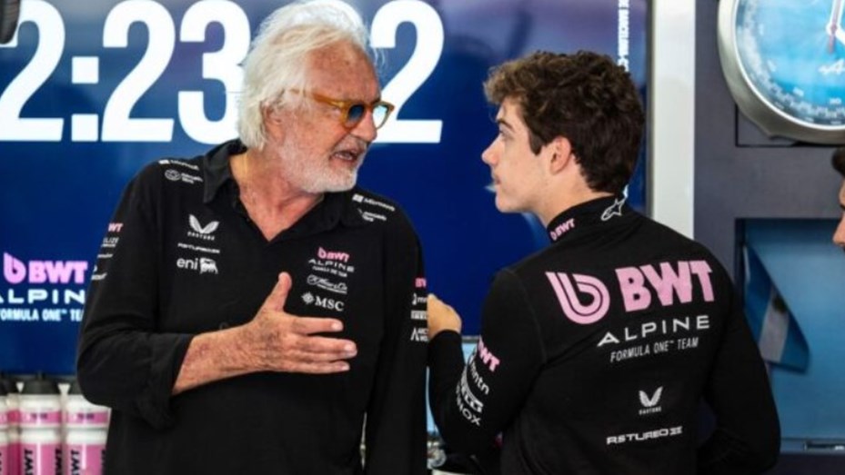 Briatore contó quién es el único piloto que compite con Colapinto por el segundo asiento de Alpine en 2026