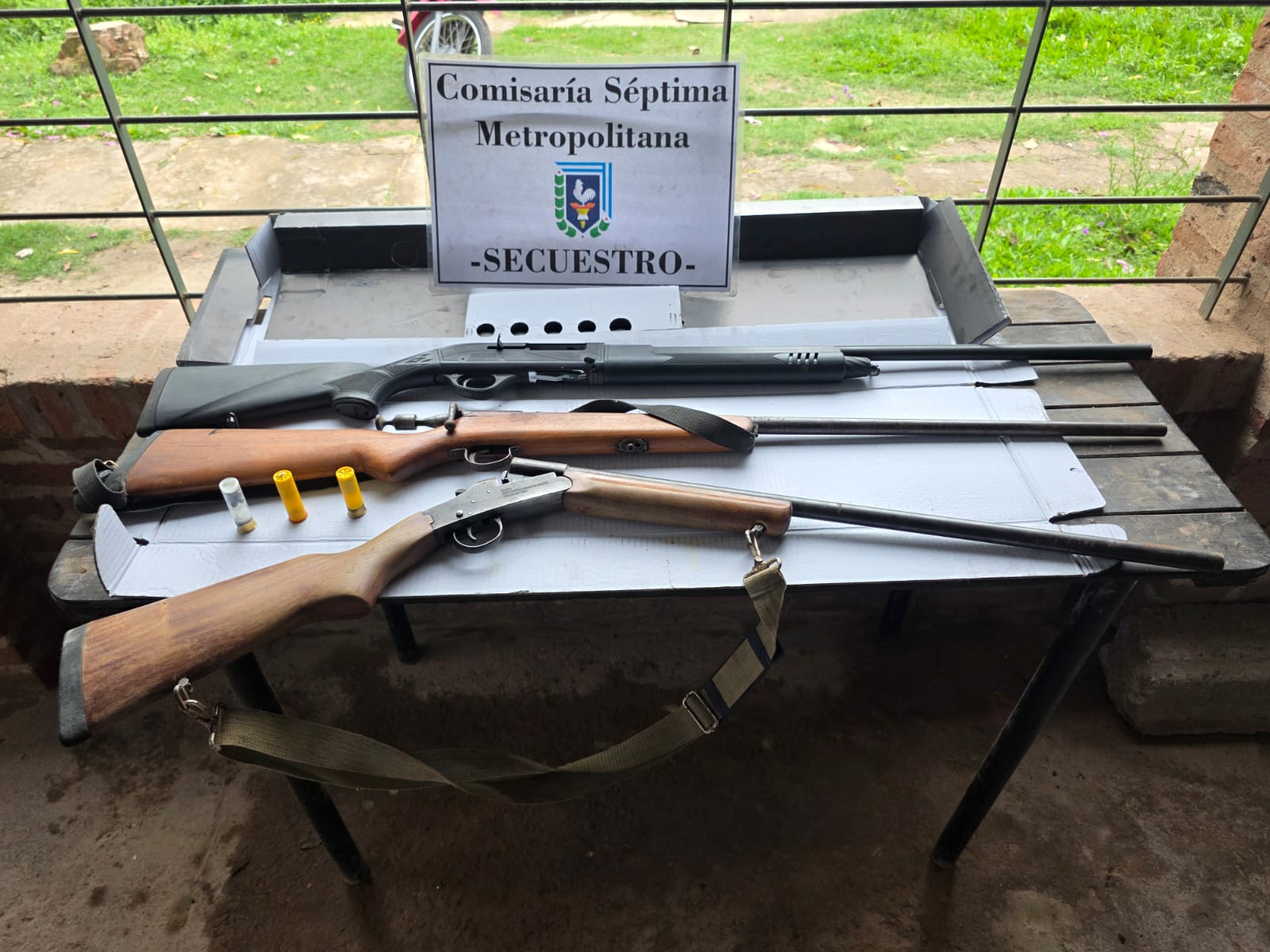 Resistencia: detenido por violencia de género: secuestraron tres escopetas