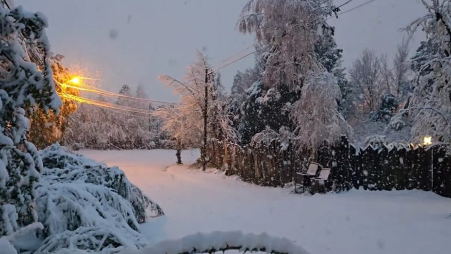 Suspenden las clases por las nevadas en Bariloche: hay alerta naranja