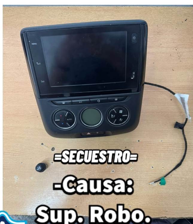 Tras las rejas luego de intentar sustraer un estéreo