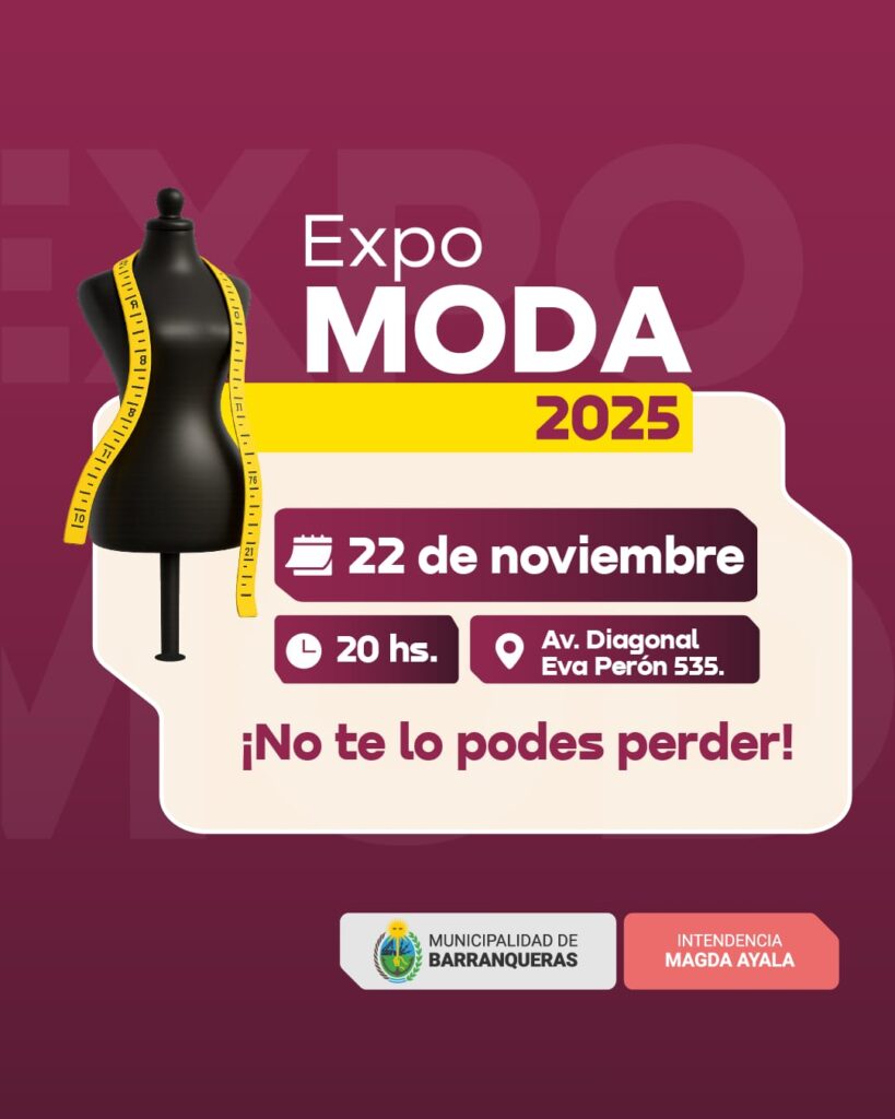 Barranqueras se prepara para una Nueva Edición de “Expo Moda”