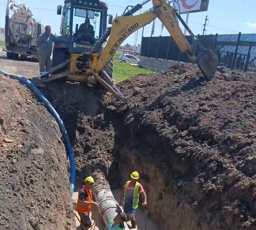 Sameep finalizó la reparación del acueducto Carpincho Macho y normaliza el servicio de agua en Resistencia