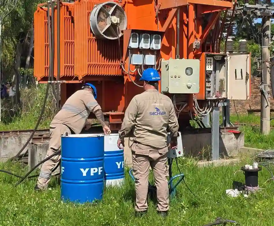 Secheep realizó tareas de mantenimiento en la estación transformadora de Margarita Belén