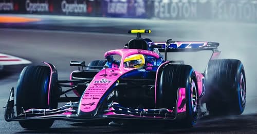 La frustración de Franco Colapinto tras la carrera nocturna en Las Vegas: “El auto fue un desastre