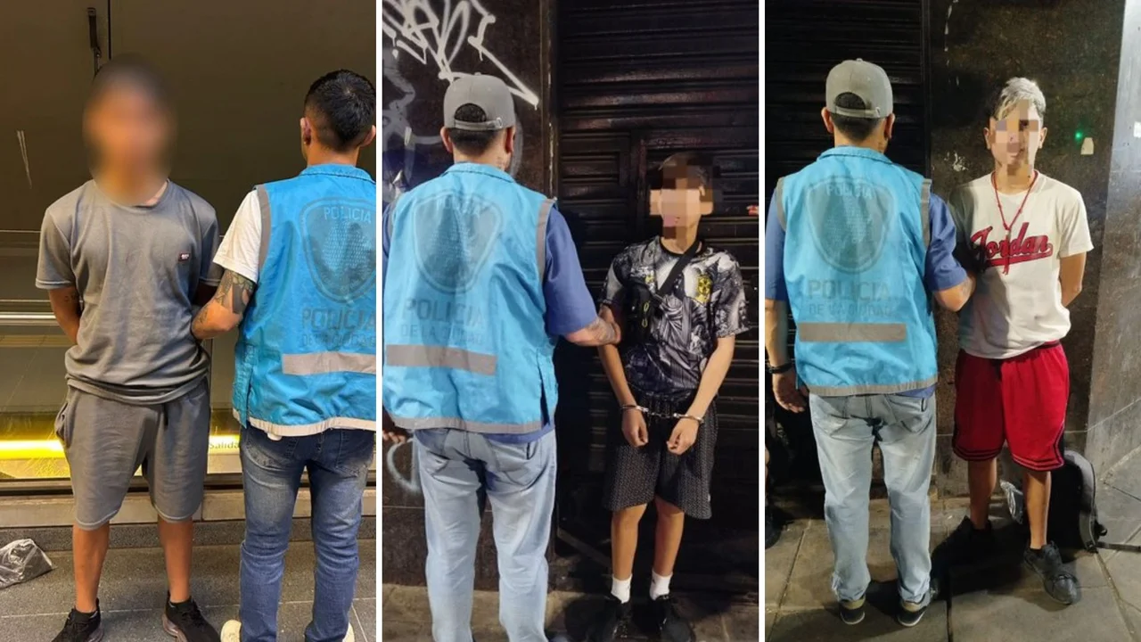  Tienen 14 y 15 años y ya fueron detenidos 27 veces en Capital Federal