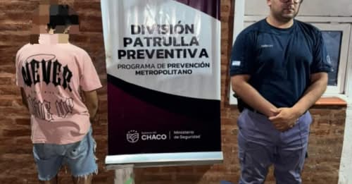 Resistencia: demoraron a un hombre por acosar a menores y atraparon a otro con pedido de captura