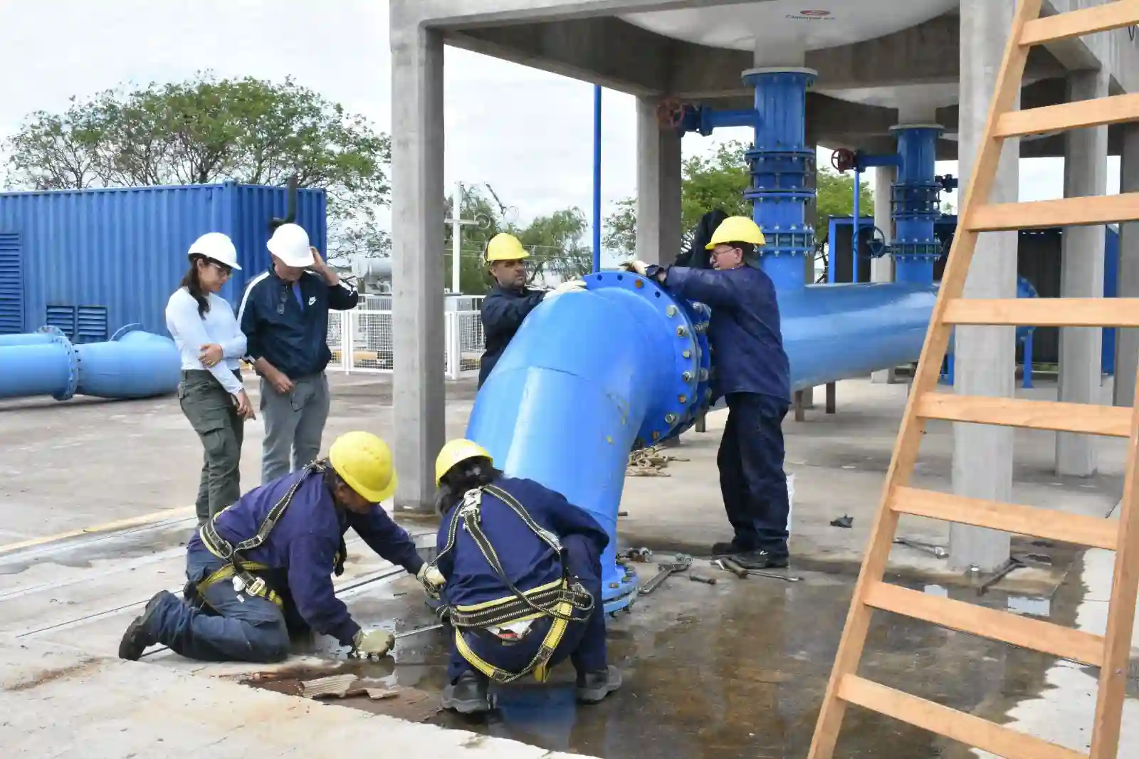 Finalizaron los trabajos de Sameep para optimizar el servicio del segundo acueducto