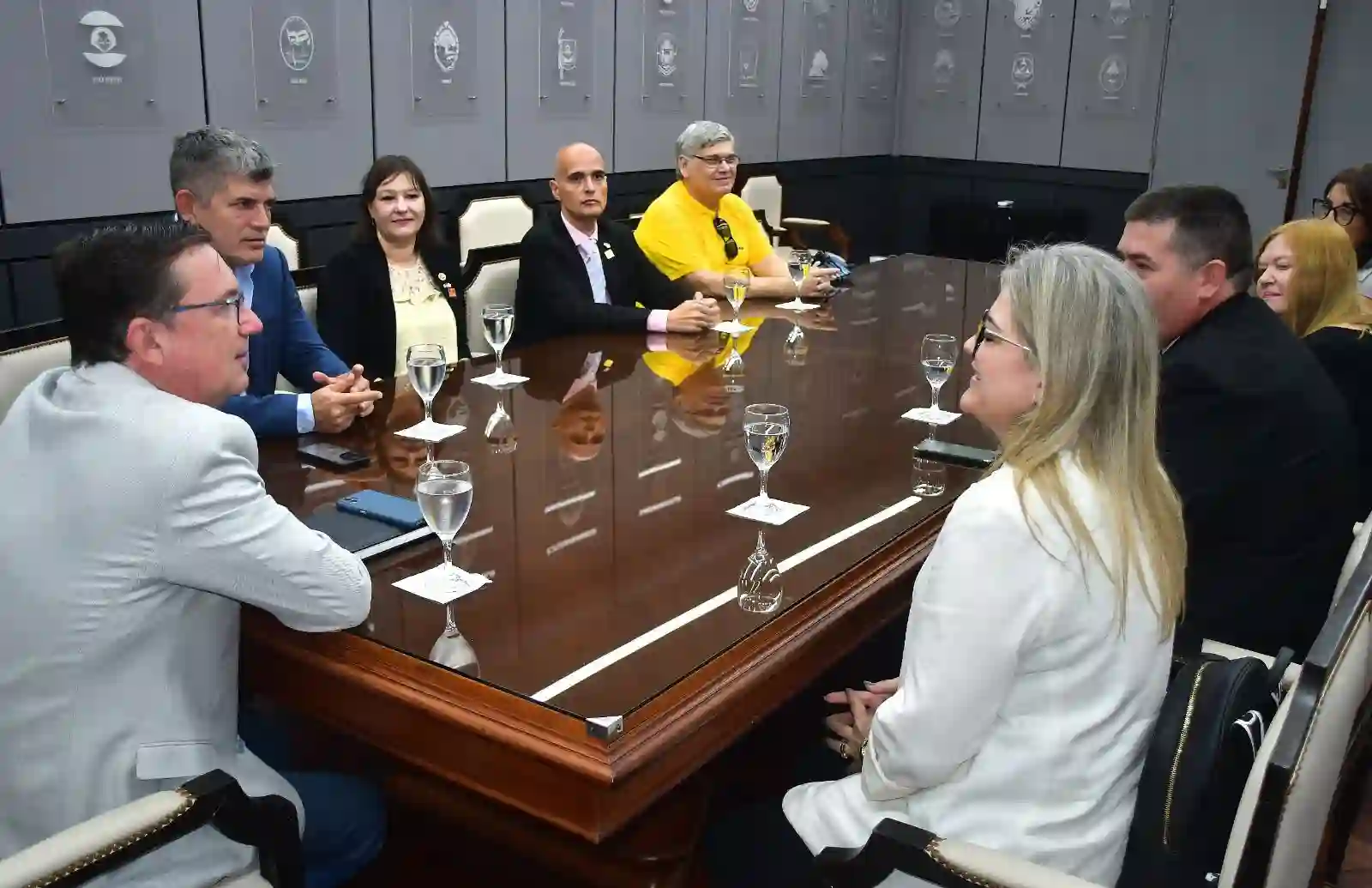 Livio Gutiérrez recibió a la gobernadora del distrito 4845 de Rotary Internacional