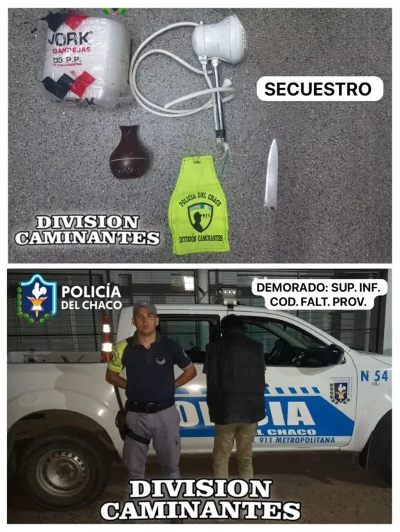 Molestaba a la gente en pleno centro y quiso pelear con los policías que lo detuvieron