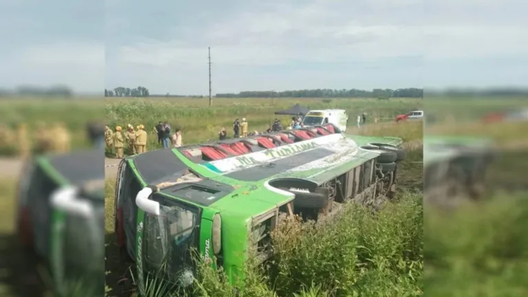 Vuelco y muerte en Ruta 2: el chofer del micro fue imputado por homicidio culposo