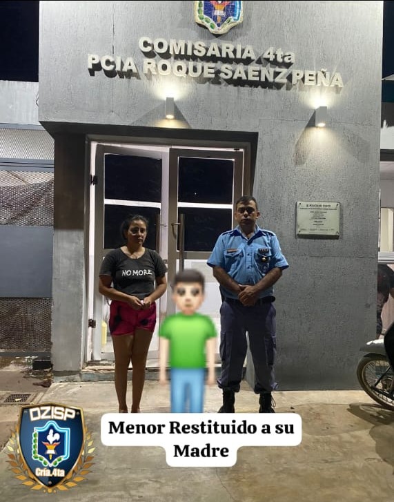 En pocos minutos dieron con un menor autista: ya se encuentra con su madre