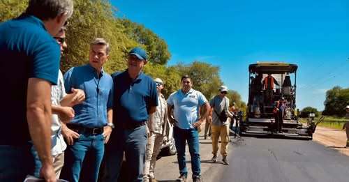 Ruta Provincial 30: avanza la pavimentación en el tramo que une Colonias Unidas, Ciervo Petiso y Laguna Limpia
