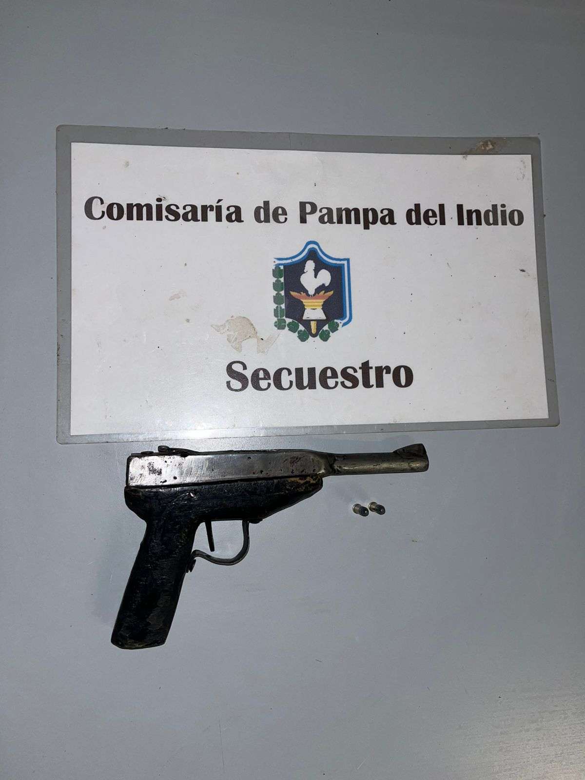 Pampa del Indio: incautaron un arma de fabricación casera en poder de un hombre de 26 años