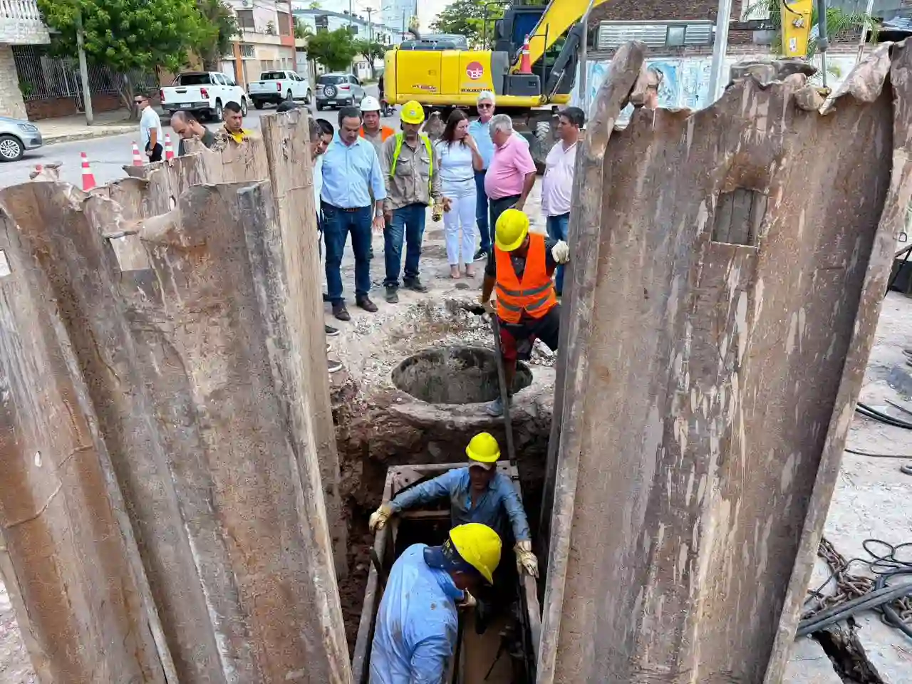 Plan de saneamiento ambiental: avanzan las obras en Sáenz Peña
