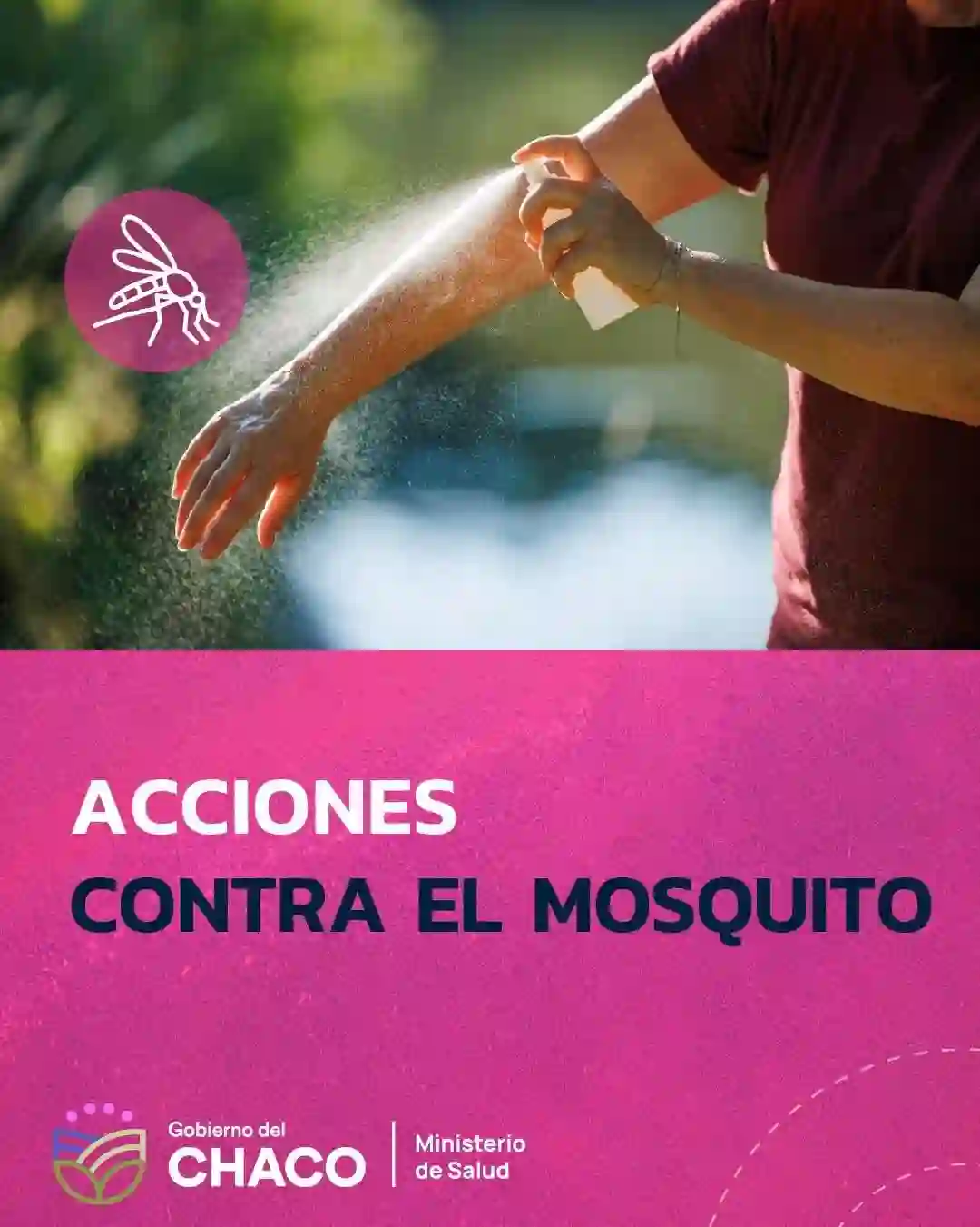 Salud recuerda medidas claves para evitar criaderos de mosquitos.