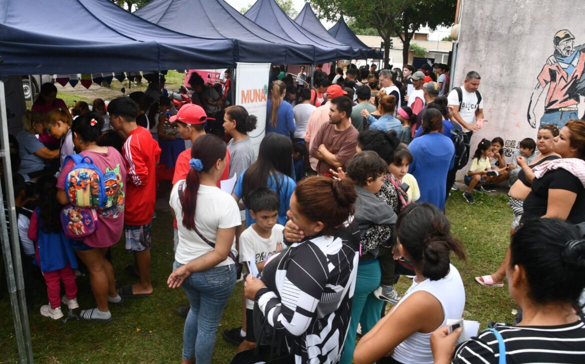 Barrio Papa Francisco: salud, vacunación y atención veterinaria en un nuevo operativo territorial