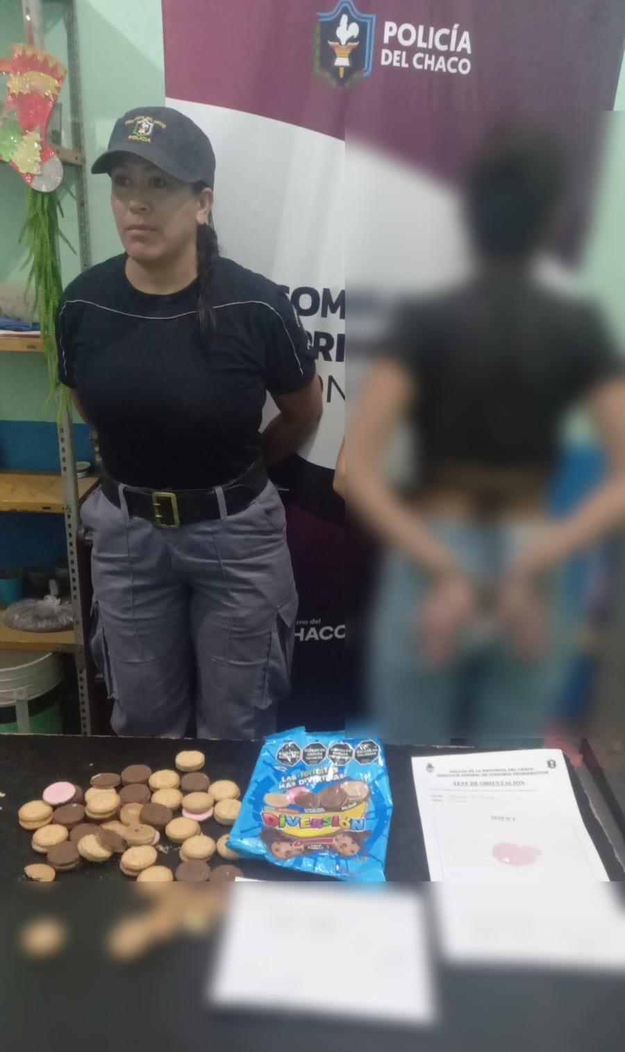 Fontana: una mujer fue aprehendida por intentar ingresar marihuana oculta en un paquete de galletitas
