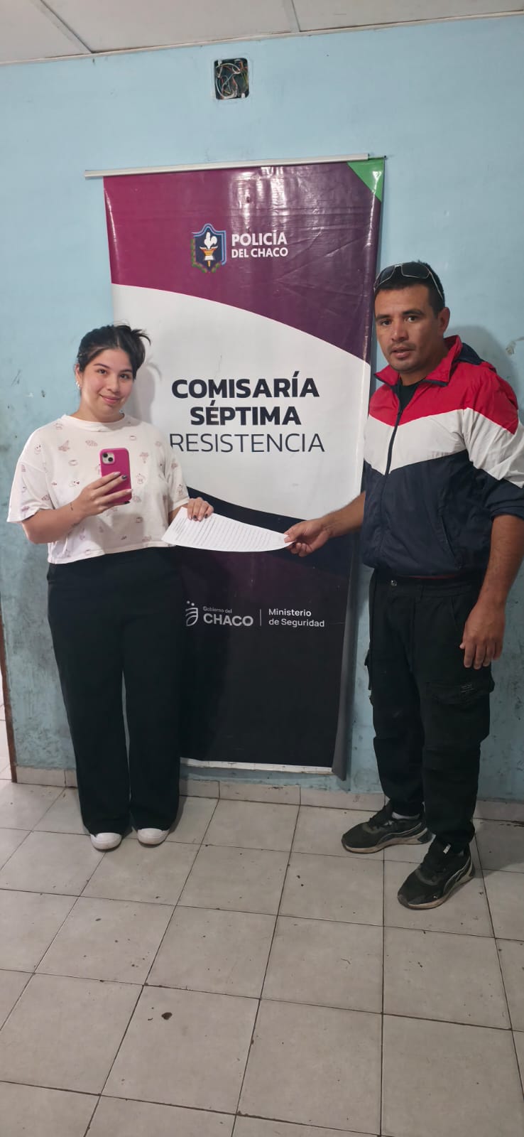 Resistencia: rápido accionar policial permitió esclarecer un hurto y recuperar un celular