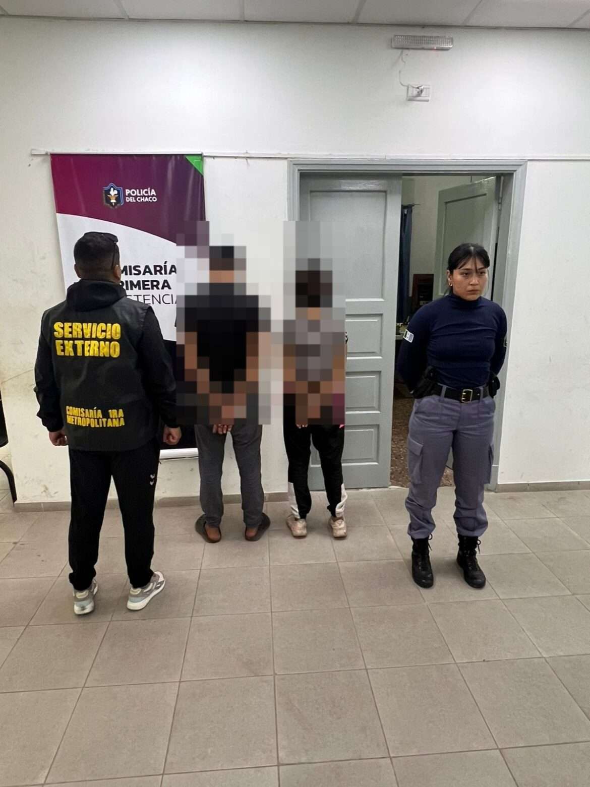 Detuvieron a tres personas tras un supuesto hurto en una gomería