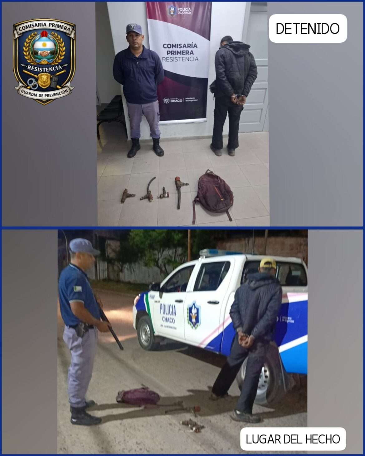 Demoran a un hombre con herramientas de dudosa procedencia