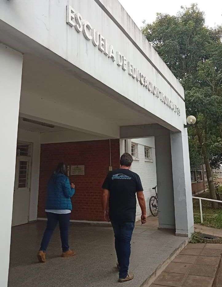 Puerto Tirol: Educación garantiza la continuidad de clases y avanza con las obras en la EET N° 39