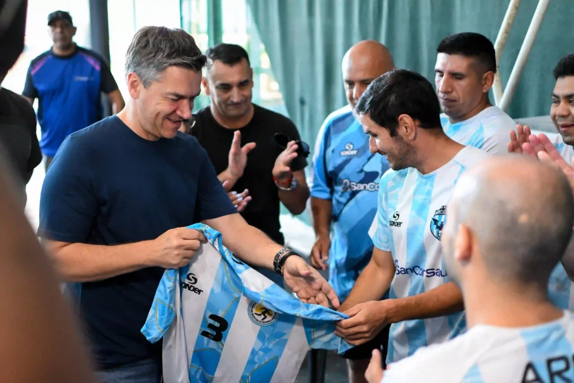 El gobernador Zdero acompañó a Los Murciélagos y fortaleció el impulso al deporte inclusivo