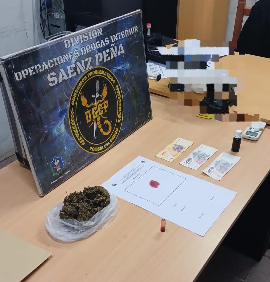 Presidencia de la Plaza: el can “Sacha” detectó marihuana en la mochila de un pasajero durante un control de colectivos