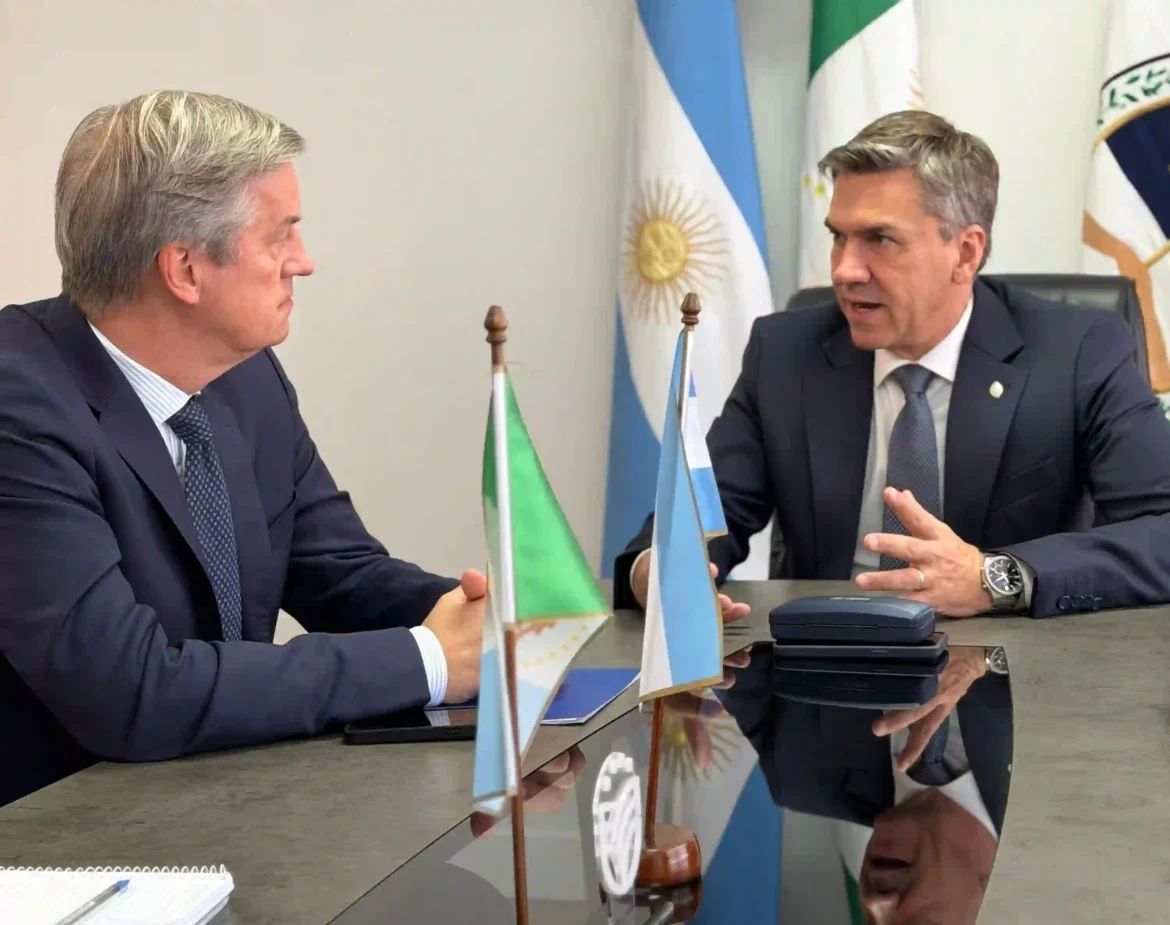 Reunión clave: el gobernador Zdero fortalece vínculos con la Unión Europea