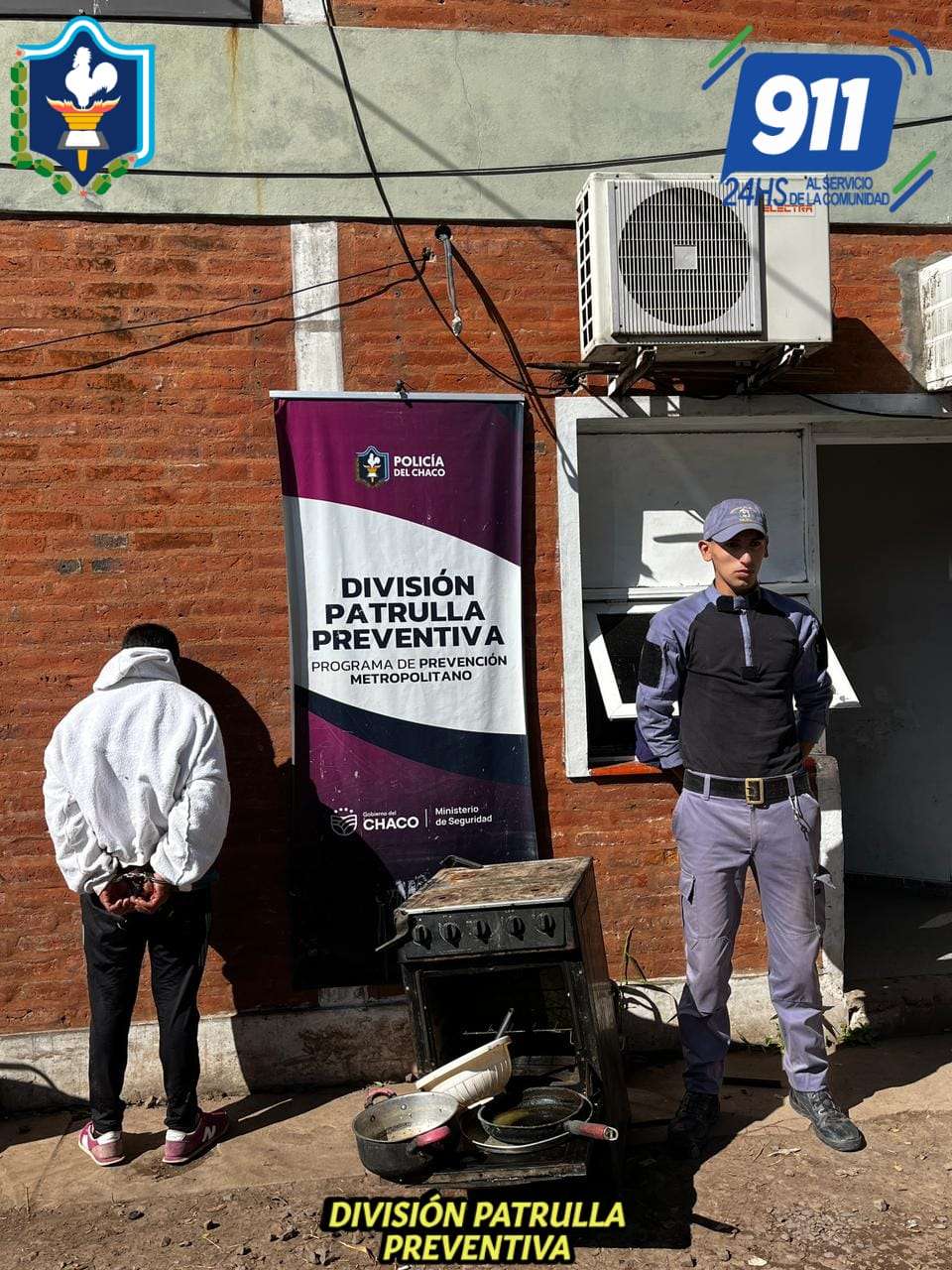 Resistencia Sorprenden a un hombre que intentaba llevarse elementos de una casa 