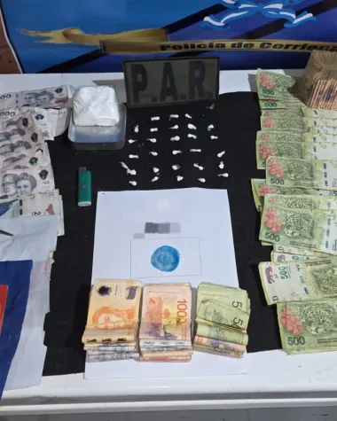 Corrientes: desarticulan «narco-kiosco» en pleno fraccionamiento de la droga