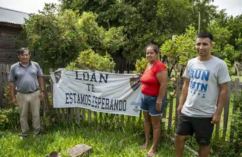 Caso Loan: comienza la inspección a la casa de la abuela Catalina y el naranjal